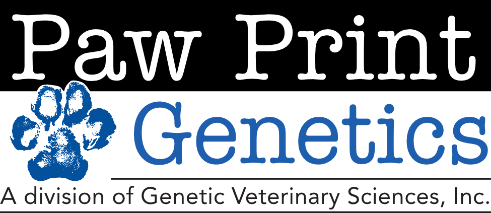 Paw Print Genetics Label